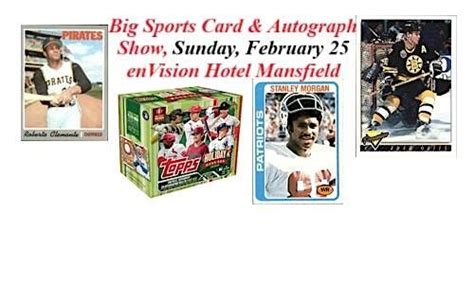 Our Mansfield Sports Card & Autograph Show is Back !, enVision Hotel ...