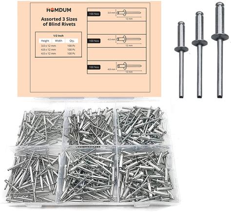 KROST 17" Non Slip Double Handle Rivet Gun With Pop Rivets, Hand Pull ...