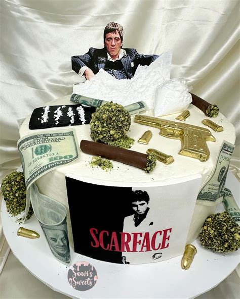 Scarface Cake 🎂 | Birthday cakes for men, Special birthday cakes, 21st ...