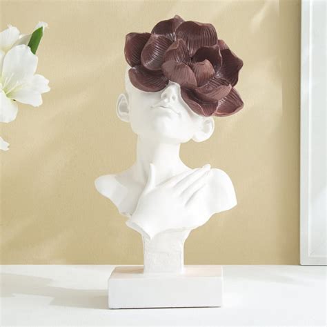 Buy Windflower Fluer Polyresin Floral Lady Figurine from Home Centre at ...