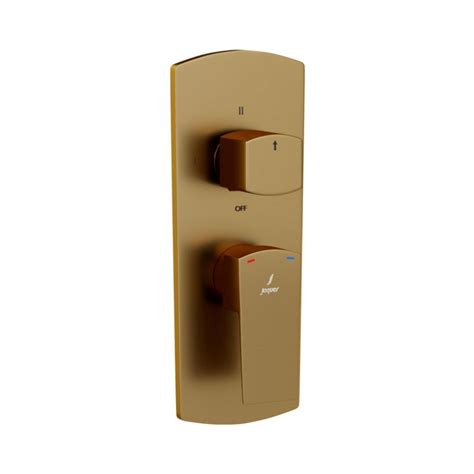 Jaquar 3 Way Diverter Kubix Prime KUP-GMP-35783NKPM Normal Flow - Gold ...