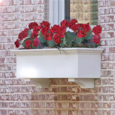 PVC Window Box Faux Brackets