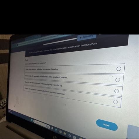 Task will you respond to the customer? Le to the feedback and thank the ...