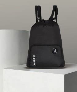 Arctic Fox Black Drawstring Bag 15 L Backpack Black - Price in India ...