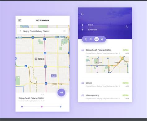 Image result for App Homepage Design with Map