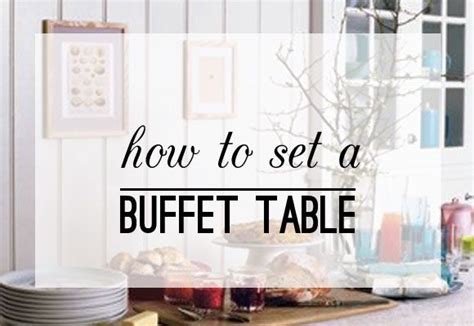 Buffet Table Set Up 的图像结果
