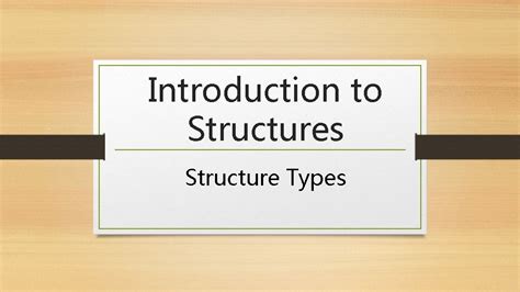 Types of Structures 的图像结果