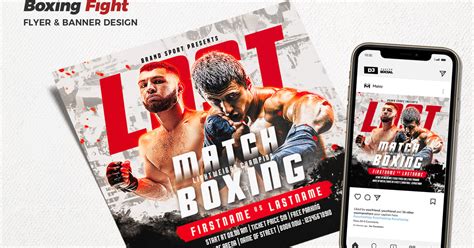 Boxing Promo Poster 的图像结果