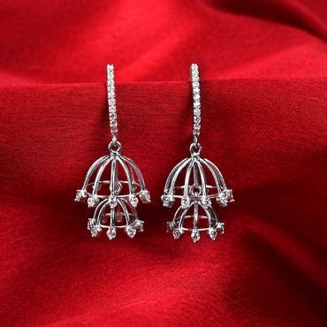 Buy Premium 925 Silver Jhumki & Jhumka Earrings for women – CLARA