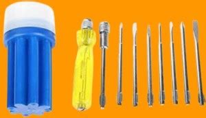 REMOTEX Mobile Screwdriver Pack of 9 Standard Screwdriver Set Price in ...