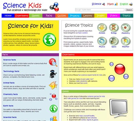 Image result for Science Learning Website