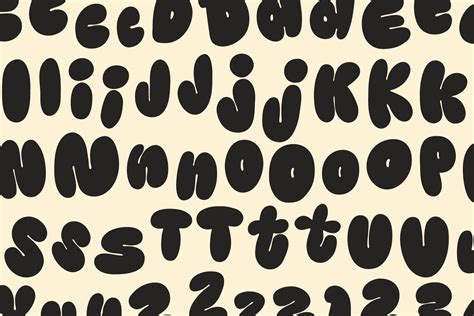 bubble font 2023