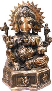 vinayakmoorti Ganesh Metal Statue Metal Ganesha Murti For Home Pooja ...
