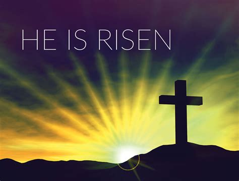 Image result for He Is Risen Cross