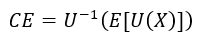 Image result for Certainty Equivalent Calculation