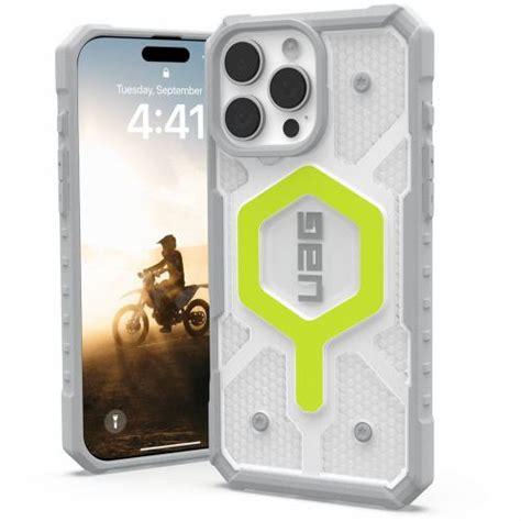 プリンストン iPhone 16 Pro Max用 MAGSAFE PATHFINDER CLEAR(ランヤード) ネオン UAG ...