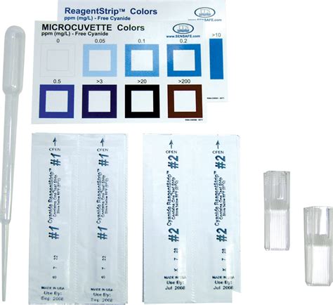 Industrial Test Systems - 484015 484003 Cyanide ReagentStrip Test Kit ...