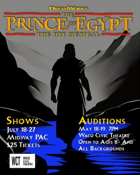 The Prince of Egypt by Waco Civic Theatre | CTX Live Theatre