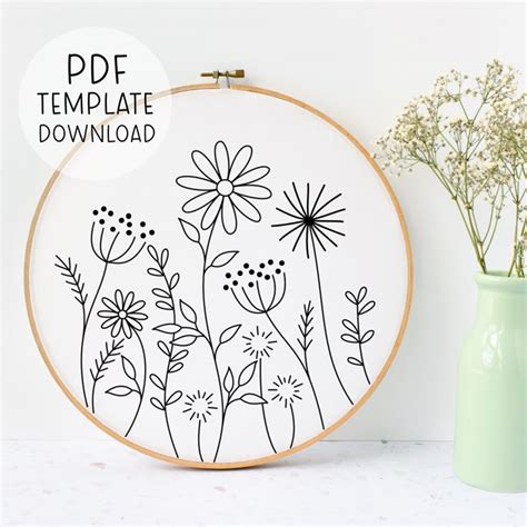 Image result for Flower Embroidery Patterns