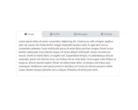 Bootstrap Navigation 的图像结果