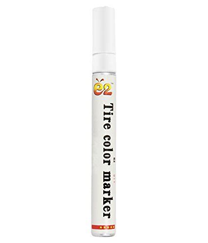 E2 White Tyre Highlight Marker Pen Paint Waterproof : Amazon.in: Office ...
