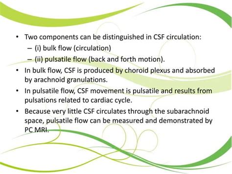 Image result for CSF Flow Test