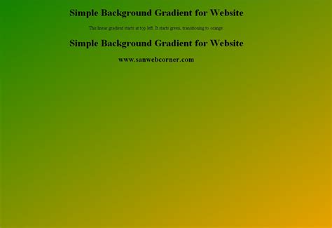 Image result for Simple Webpage Using HTML/CSS with Gradient