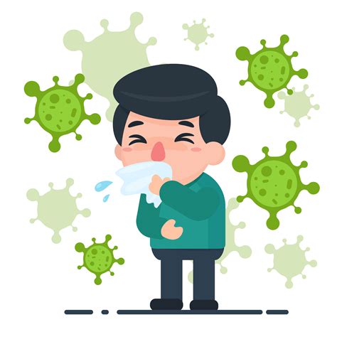 Influenza Virus Cartoon
