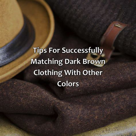 What Colors Go With Dark Brown Clothes - colorscombo.com