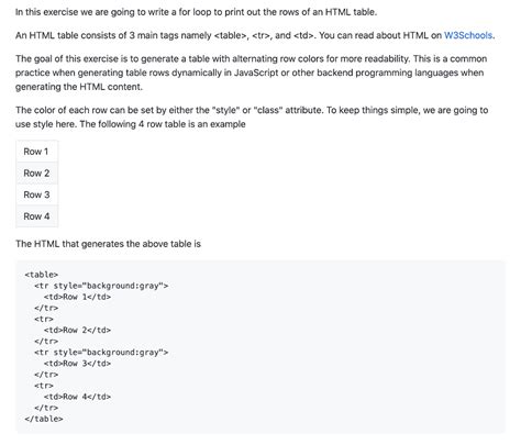 Image result for Write a Table Using for Loop
