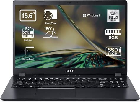 Acer Aspire 3 A315-56 Ordinateur portable 15,6" Full HD LED IPS (Intel ...