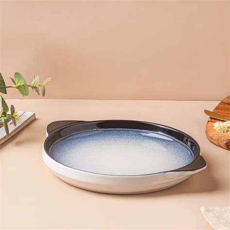Ombre Blue and White Baking Plate 7.5 Inch Online - Premium Baking Tray ...