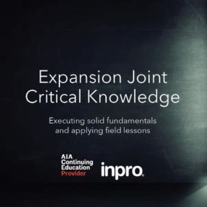 Request Expansion Joint Catalog | Inpro Corporation