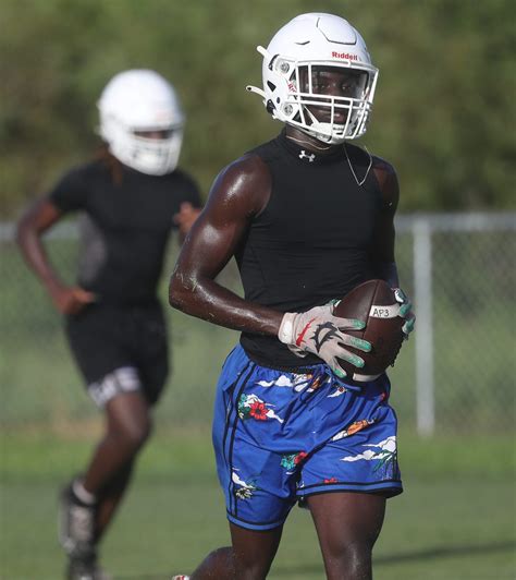 Dunbar High School football practice underway