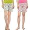 Buy Zebu Women Regular Shorts (Pack of 2) (2ZW_SSS_PRI_BEG_CBR_M ...