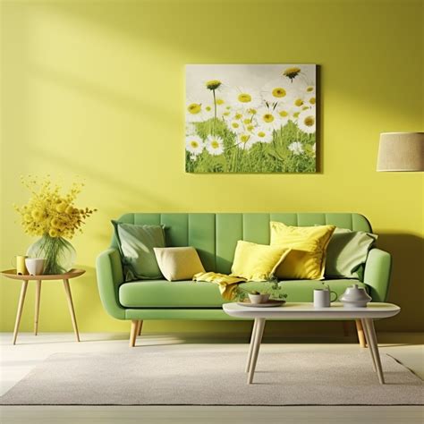 Elevate Your Home with the Green and Yellow Colour Combination