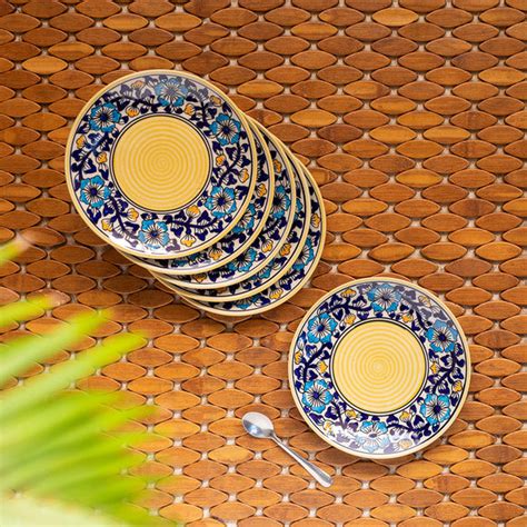 Quarter Plates - Buy Ceramic Quarter Plates Online in India – ExclusiveLane