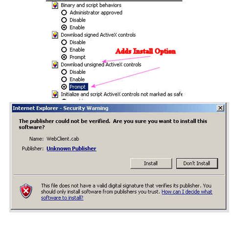 Image result for Install ActiveX Control Internet Explorer