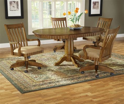Rolling Dining Table Chairs for Modern Living Rooms