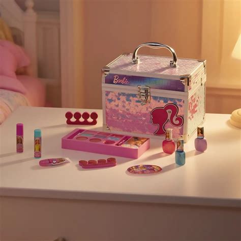 TownleyGirl Barbie Train Case Beauty Set, Kids Makeup Kit for India | Ubuy
