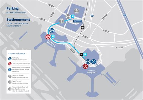 Lester B Pearson International Airport Parking Map (2025) - All Maps