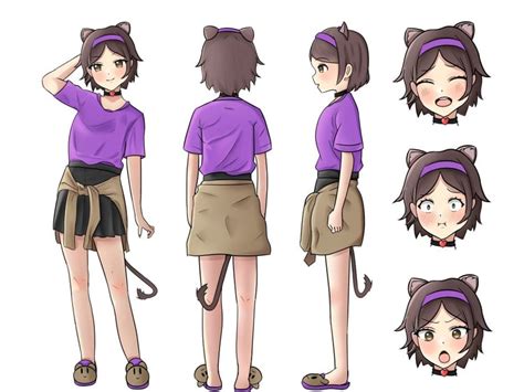 Anime character sheet and character design | Upwork