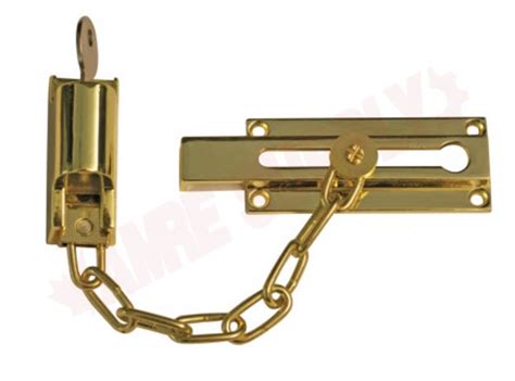 37-4815 : Taymor Door Chain Guard, Polished Brass | AMRE Supply