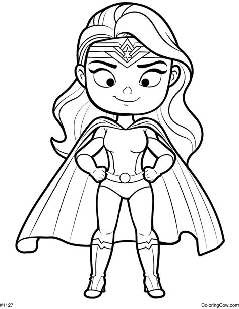 Coloring Sheets Super Hero