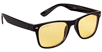 Buy NuVew® UV Protected Rectangular Unisex Sunglasses - (Yellow Lens ...