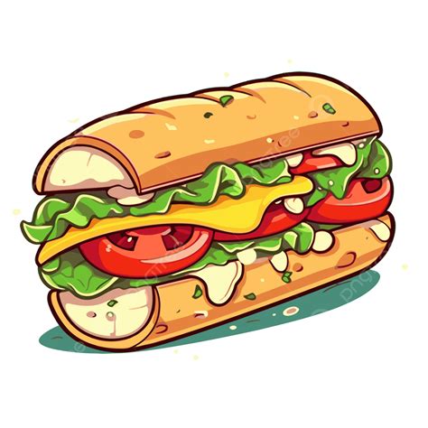 Clipart De Sac à Sandwich Delicious Sandwich Drawing