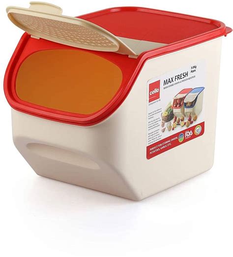 cello Max Fresh Onion and Potato Keeper (Red) - 5 L Plastic Utility ...