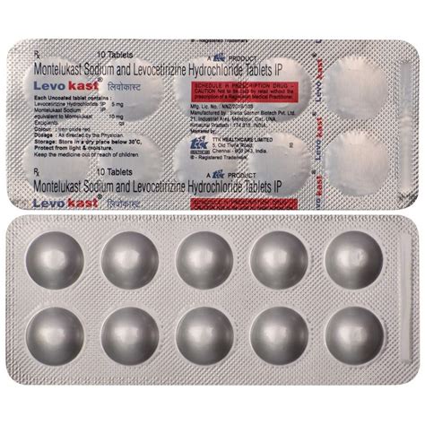Levokast - Strip of 10 Tablets : Amazon.in: Fashion