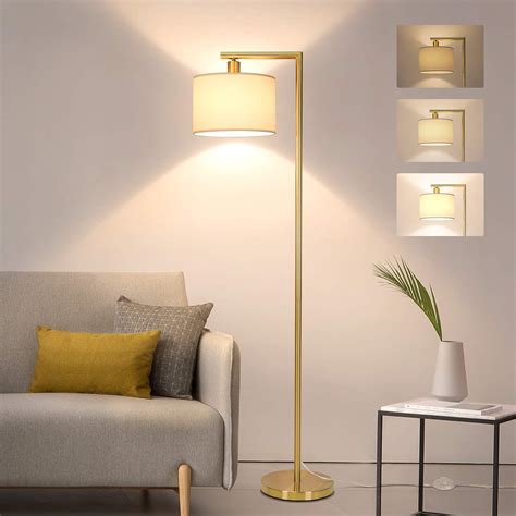 Fully Dimmable LED Floor Lamp, Modern Floor Lamp with Dimmer & Foot ...