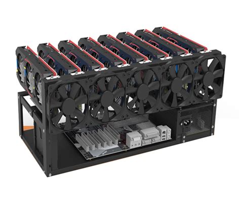 Bomeii Steel Open Air Miner Rig Case for Up to 8 GPU, Crypto Coin ...